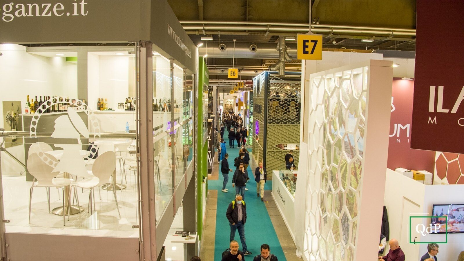 Alcuni dei padiglioni di Vinitaly