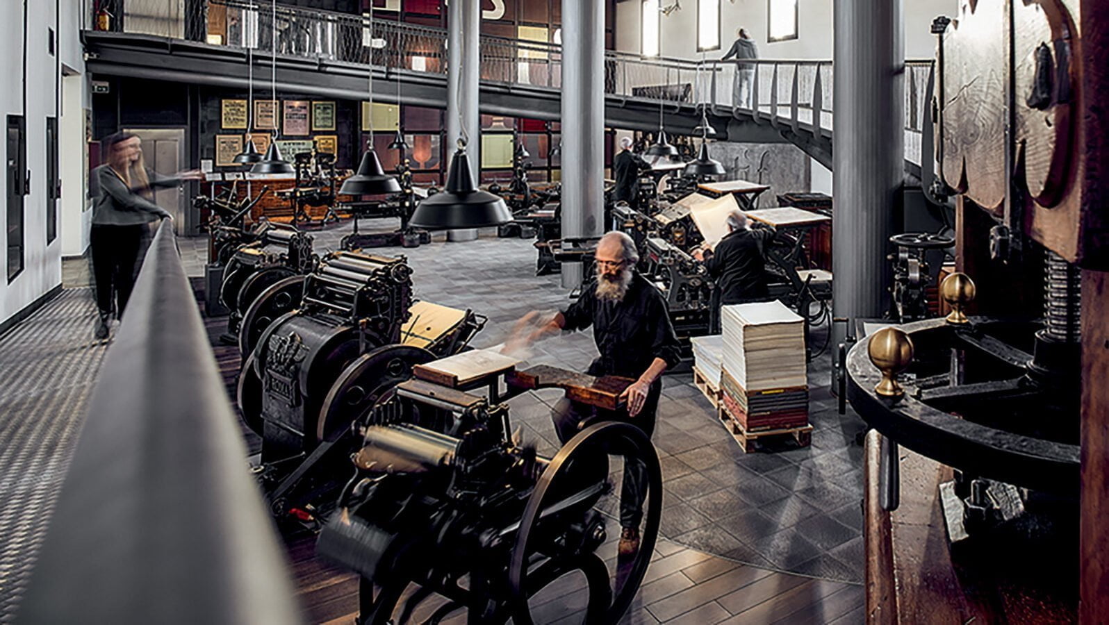 Il salone della Tipografia Italiana di Cornuda