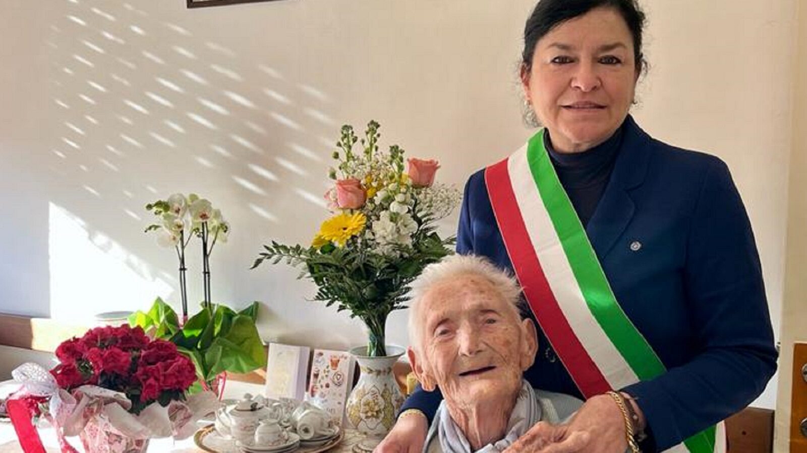 Agnese Bof spegne 100 candeline