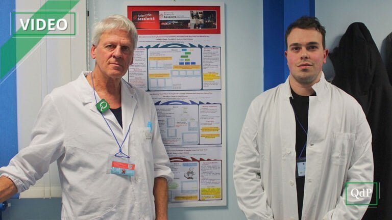 Il dottor Giuseppe Berton assieme allo studente di Medicina David Merotto