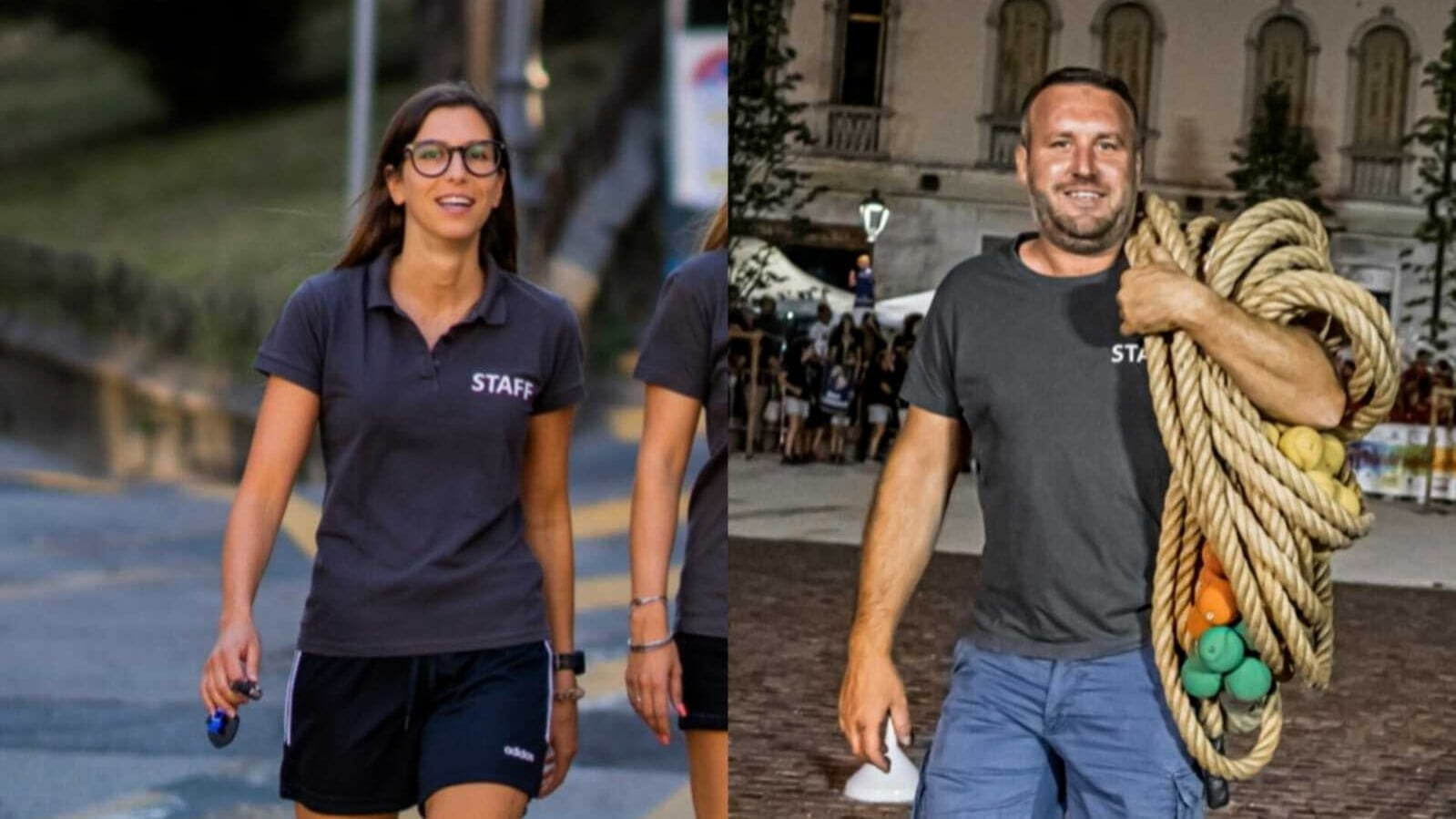 Elena Colella (vicepresidente) e Manuel Dalla Longa (presidente)