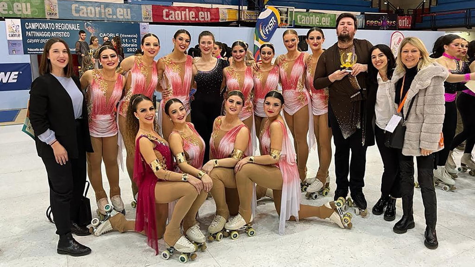 Il Piccolo gruppo divisione nazionale Iconic ai Campionati regionali di Caorle