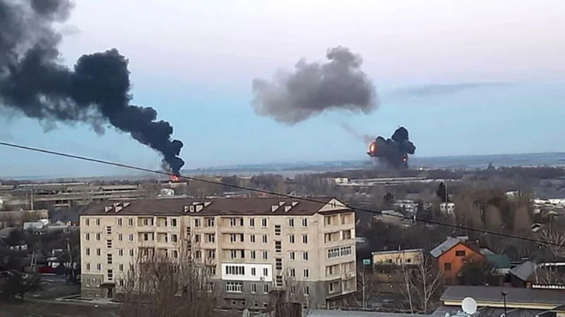 I bombardamenti di un anno fa