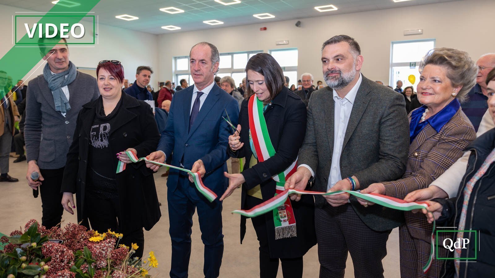 Il taglio del nastro dell'edizione 2023 dell'Antica Fiera di Godega