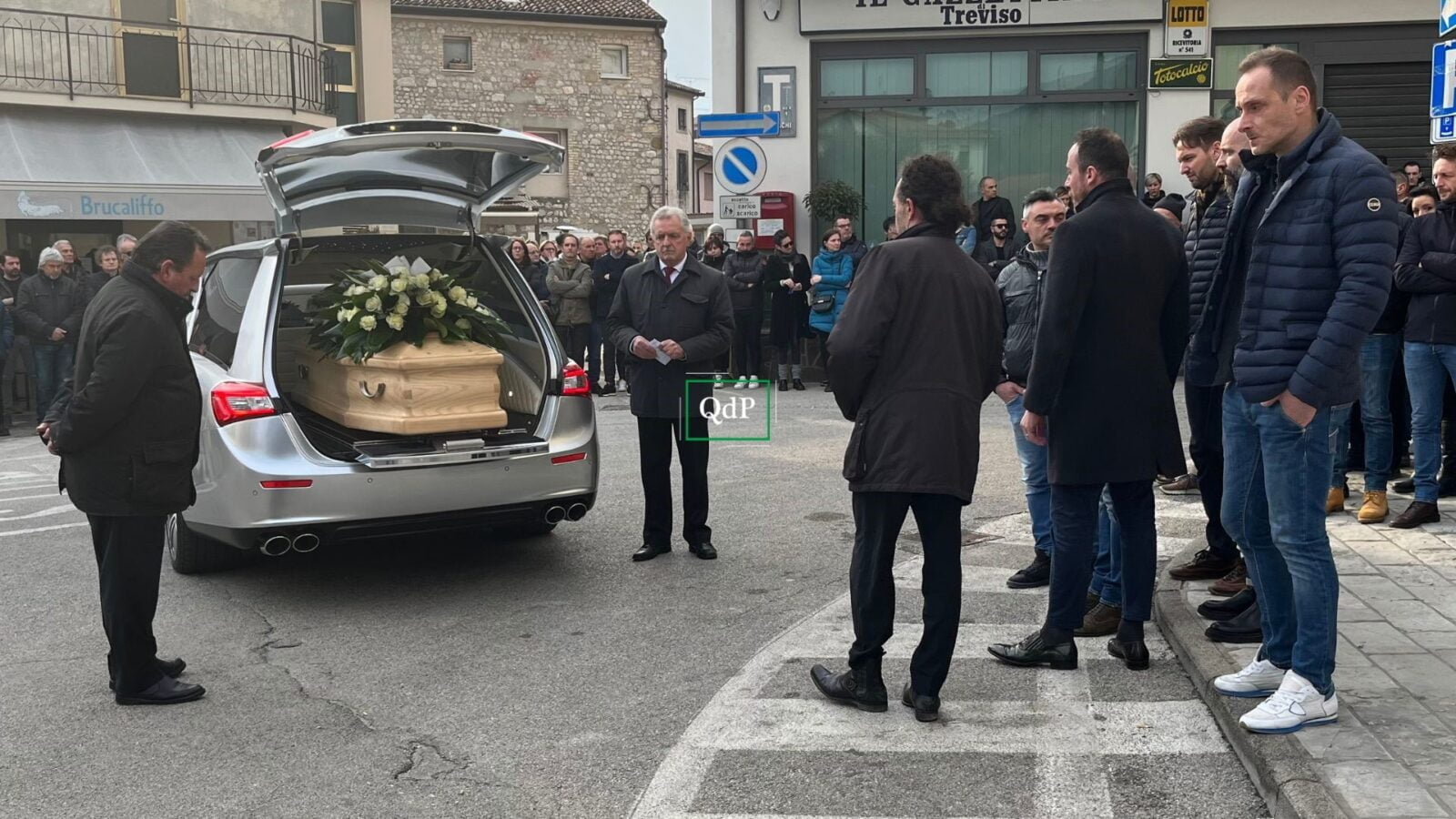 Il funerale di Paolo Dal Cin
