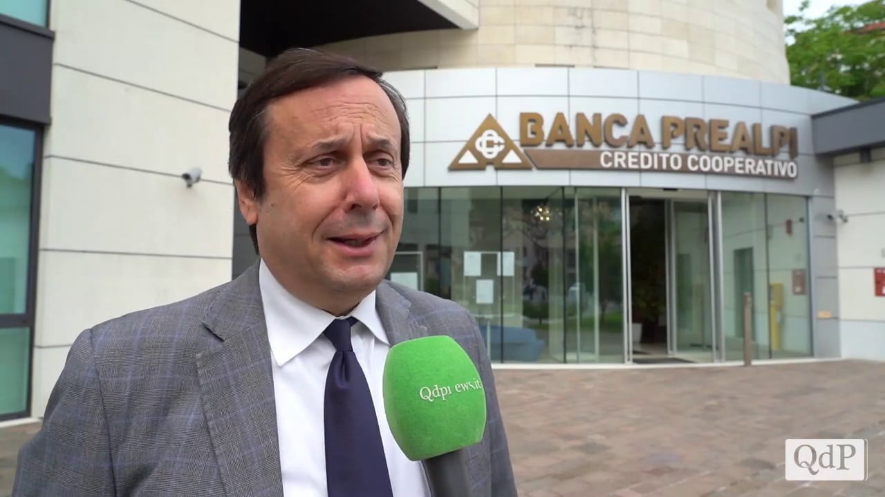 Il presidente di Banca Prealpi SanBiagio, Carlo Antiga