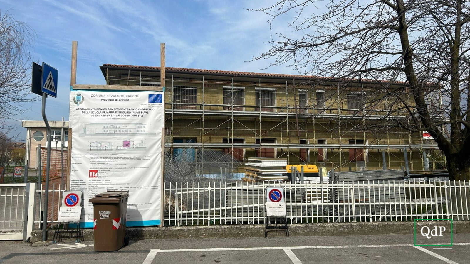 I lavori alla scuola primaria di Bigolino