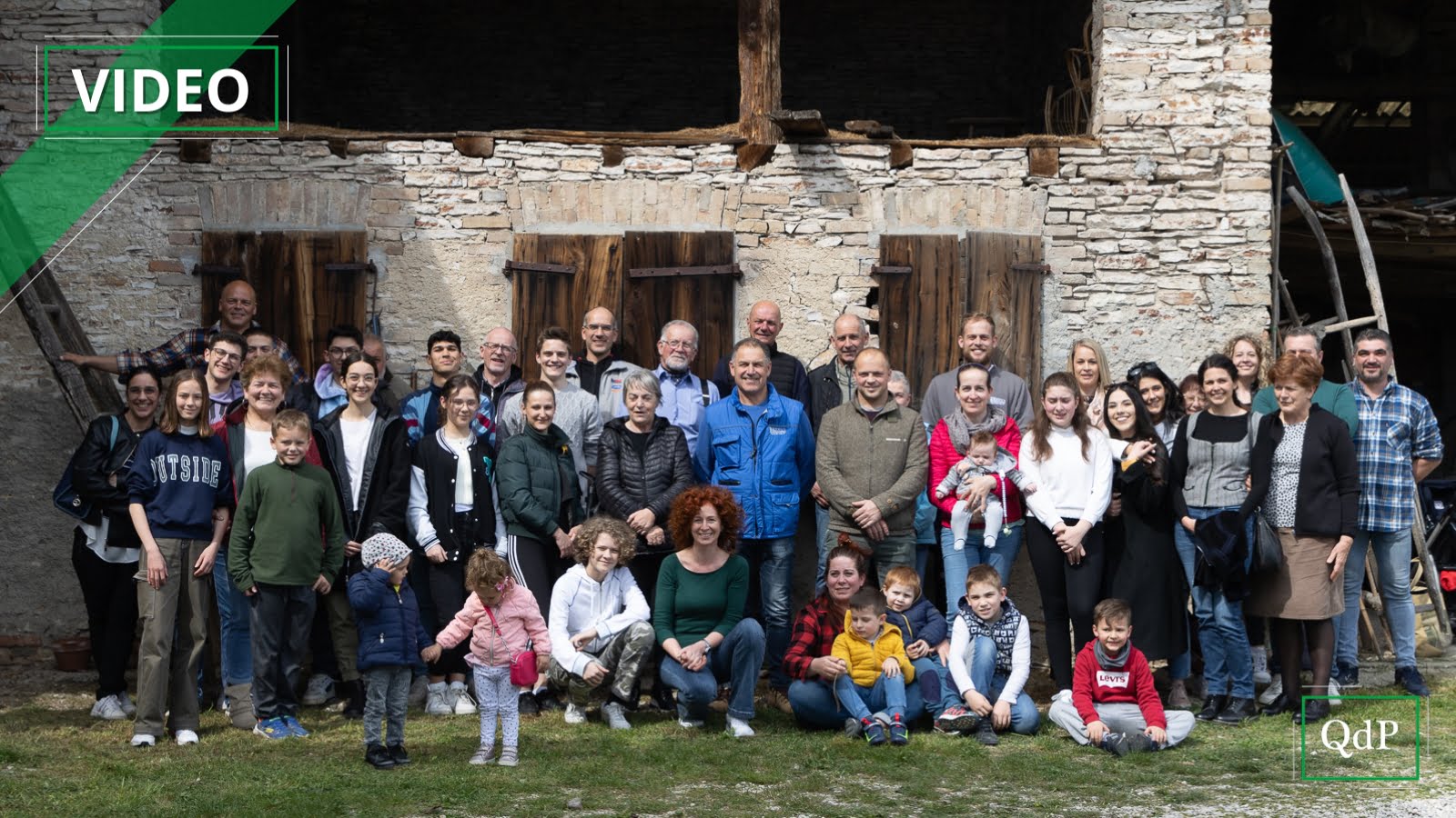 La numerosissima famiglia di Orci e Caterina Zanotto Santoro