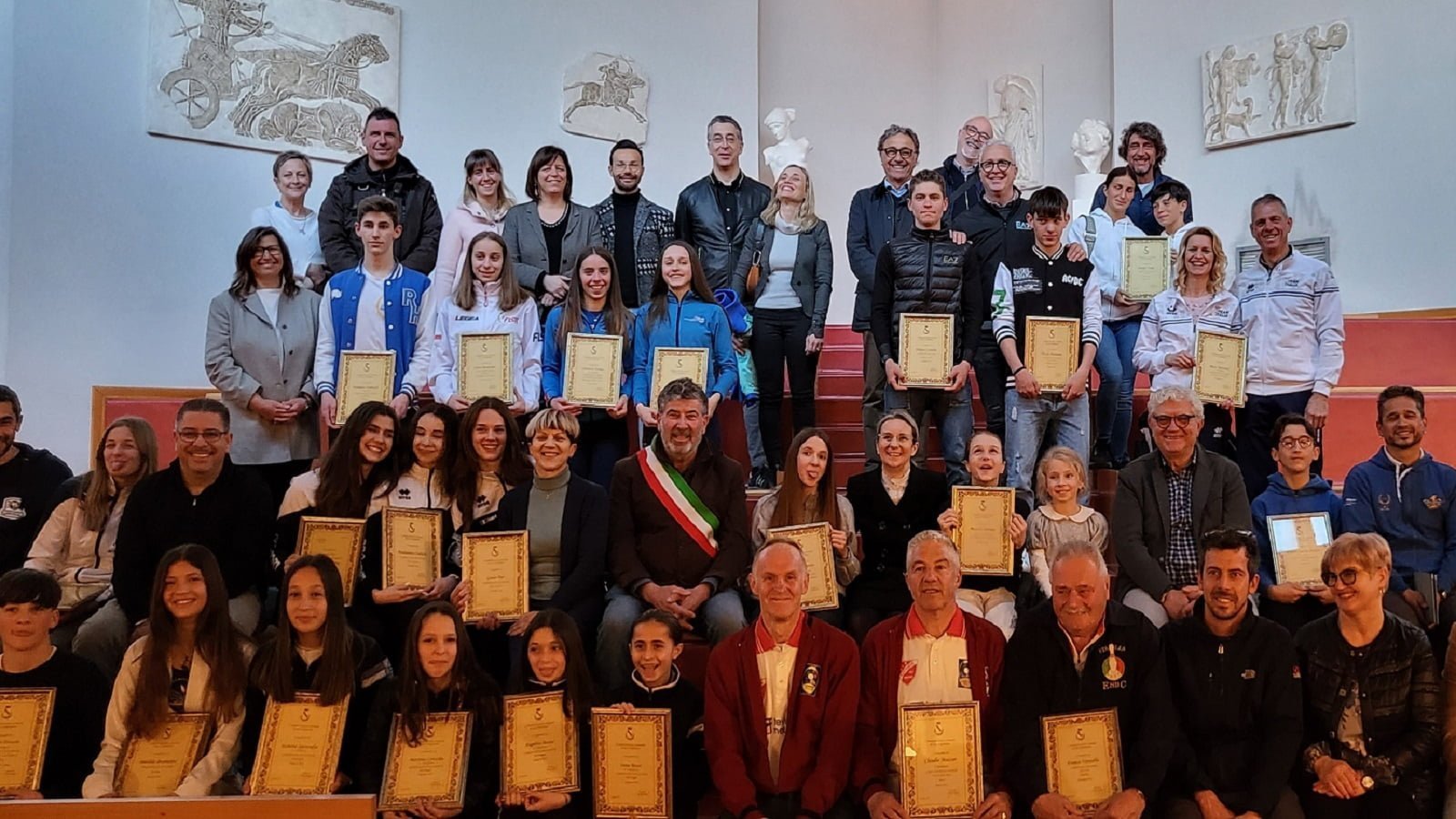 Premiati tutti gli atleti meritevoli della stagione sportiva 2021-2022