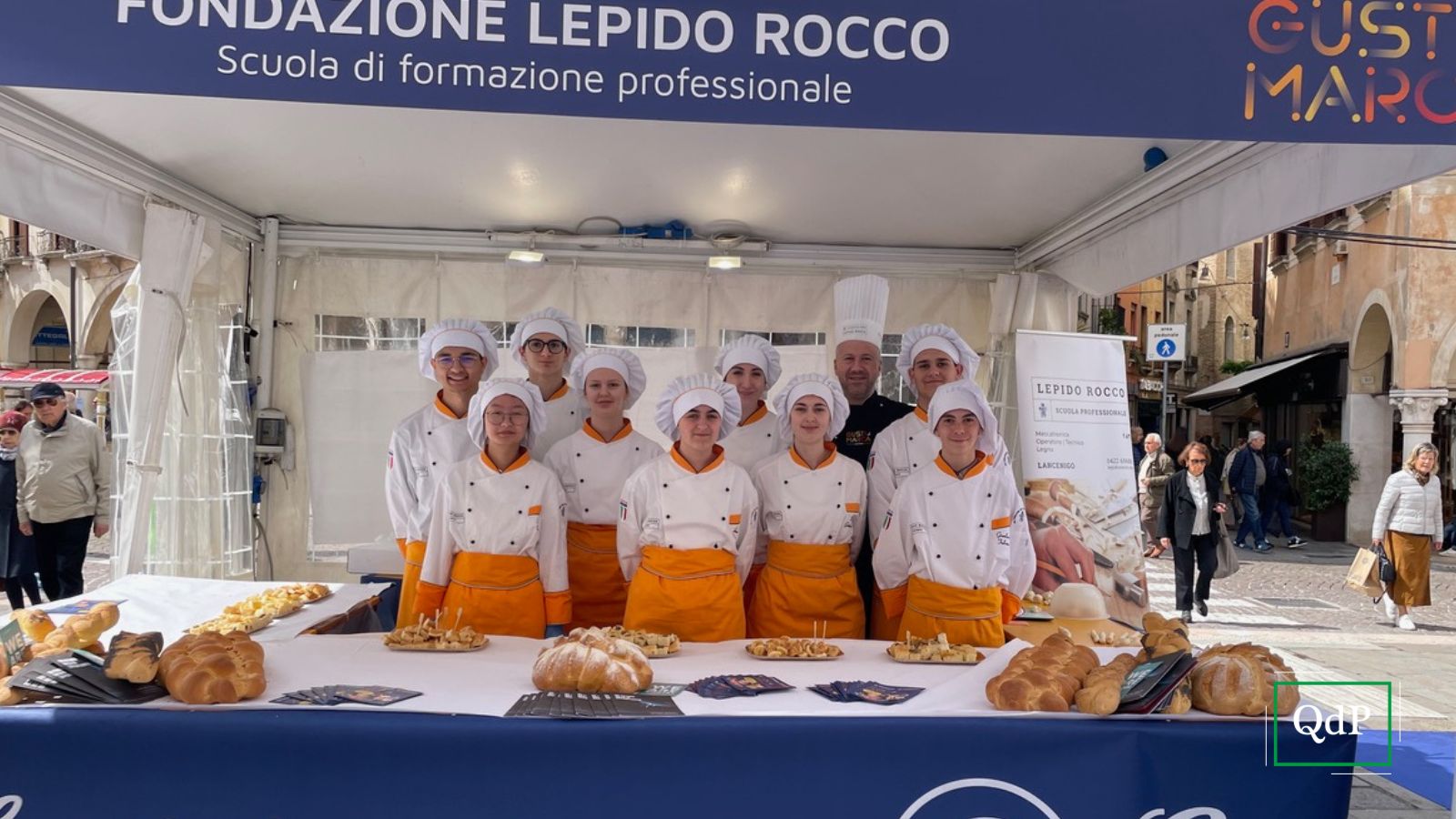 Il pane artigianale protagonista a "Gusti di Marca" con gli allievi del Lepido Rocco