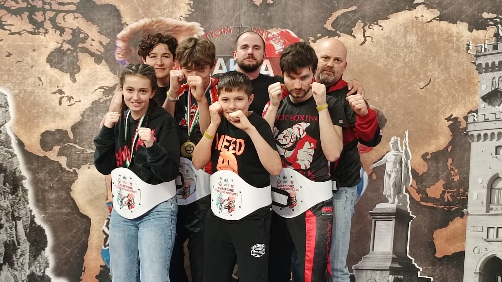 I ragazzi della Sharkfighters Kickboxing entrano di diritto in Nazionale