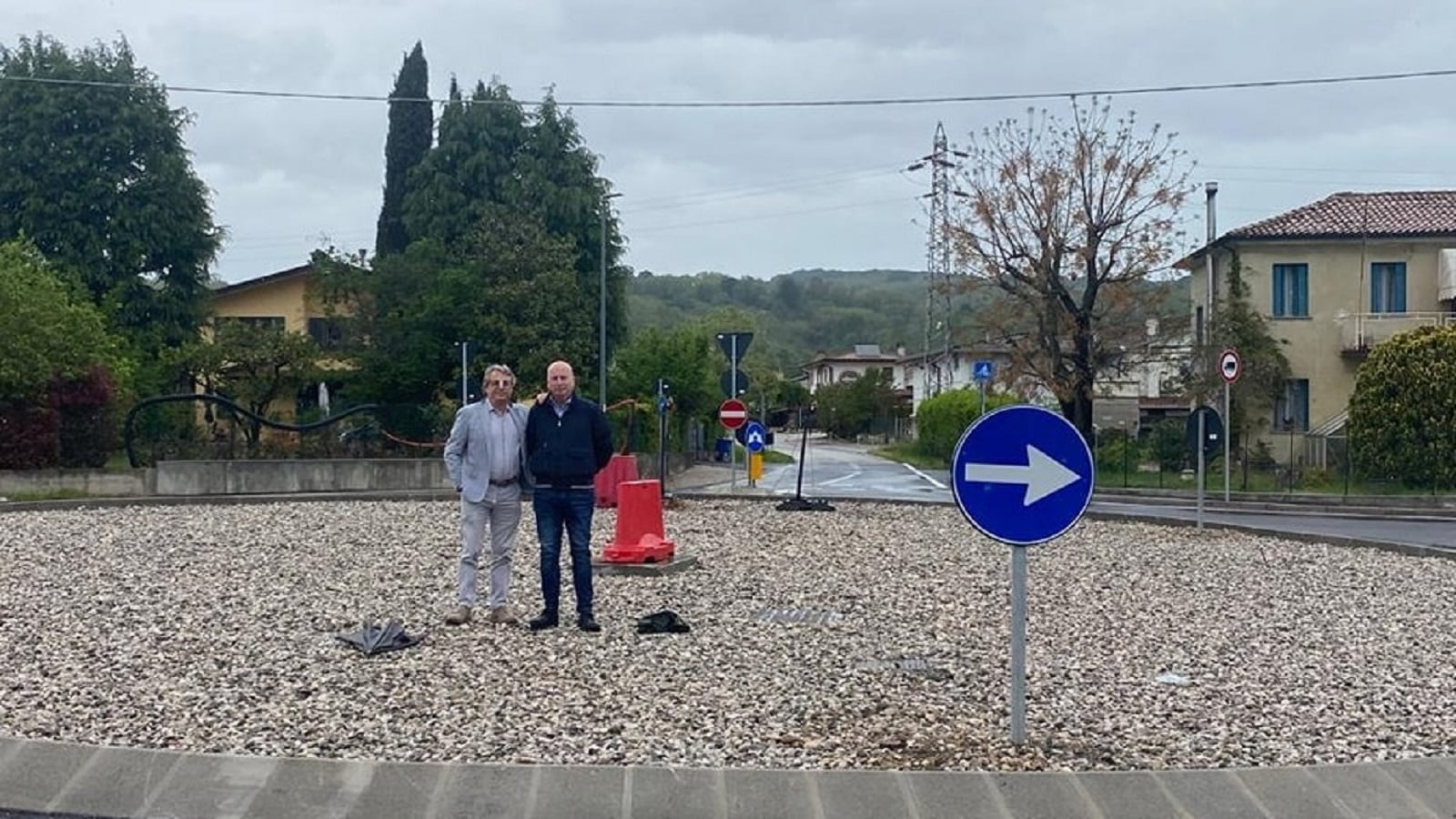 Aperta al traffico la nuova rotatoria di Selva