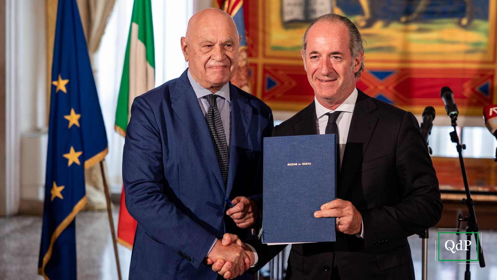 Il Ministro Carlo Nordio e il presidente della Regione Luca Zaia