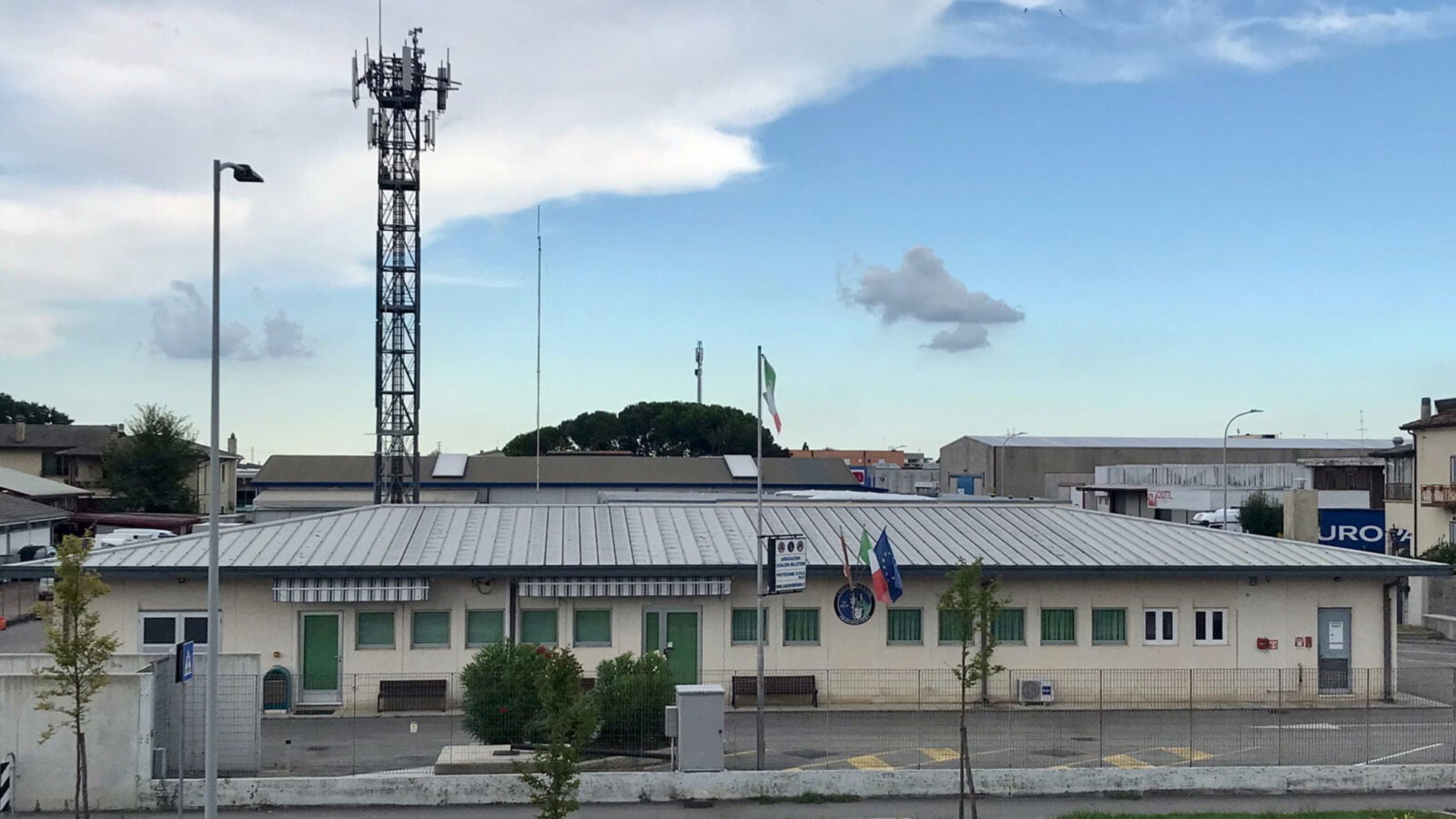 La sede della Protezione Civile di Conegliano