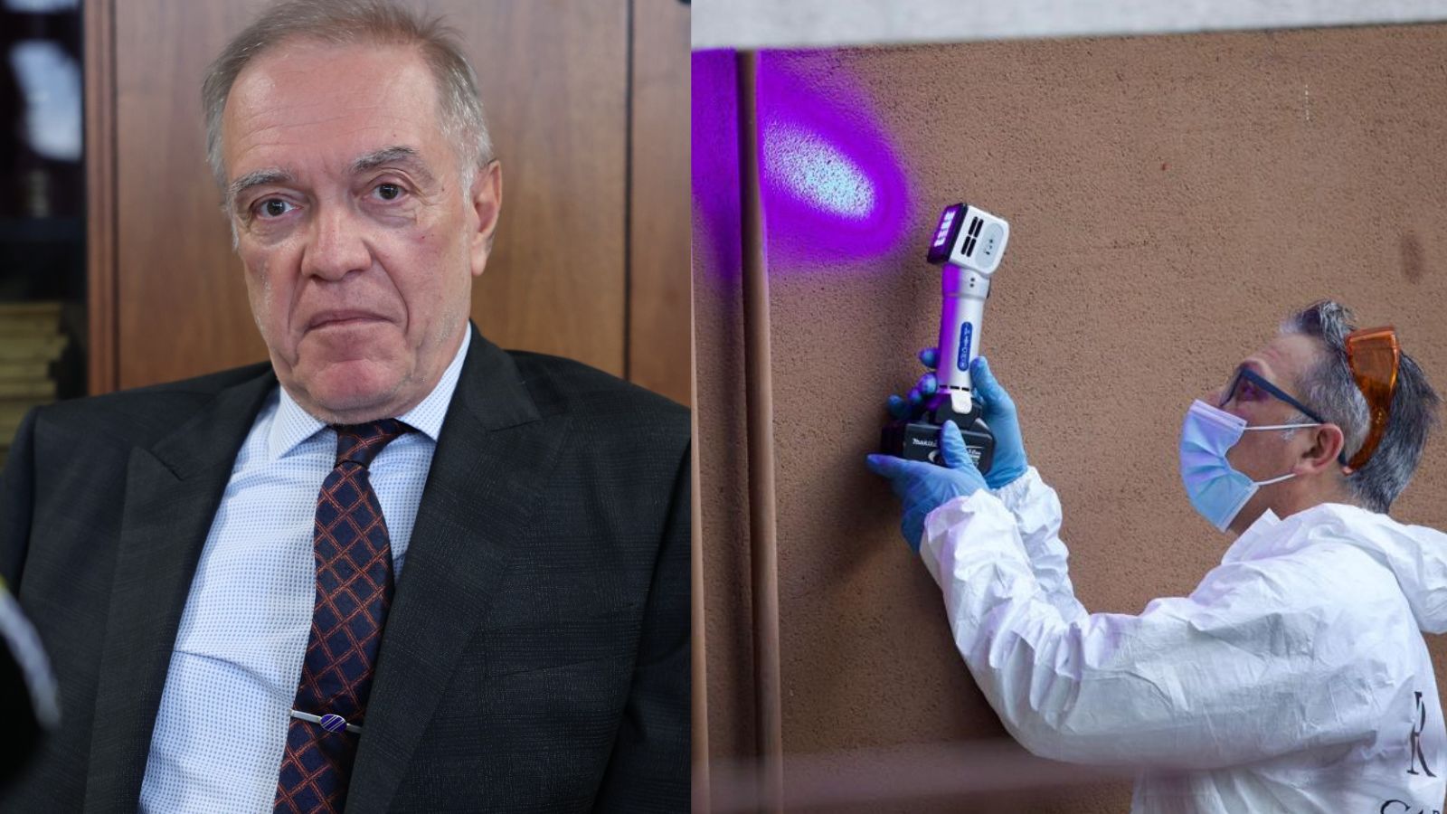 Il procuratore di Treviso Marco Martani e i Ris sul luogo dell'omicidio