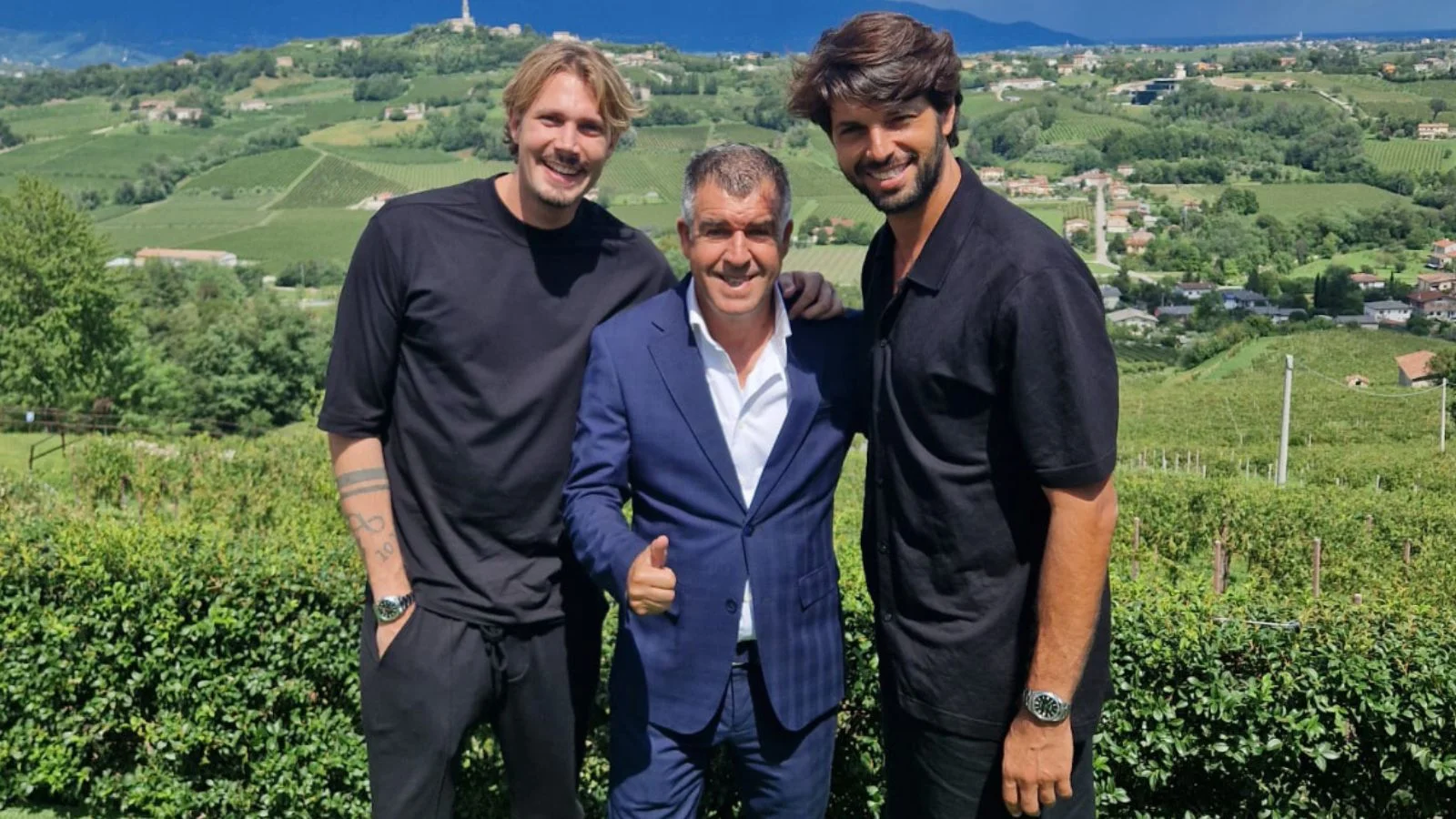 C'è posta per te sulle Colline Unesco: in visita i postini Gianfranco  Apicerni e Giovanni Vescovo