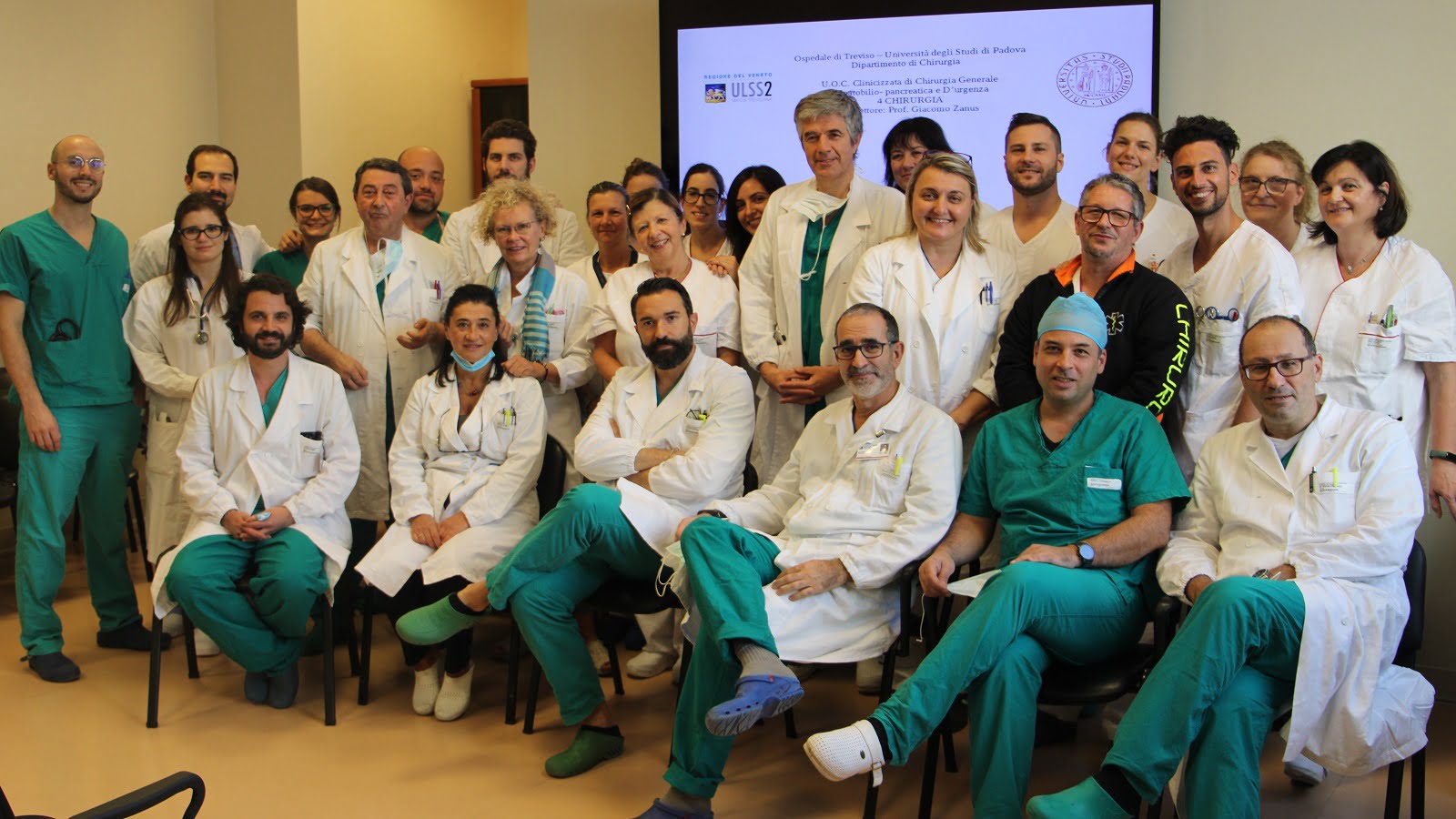 L'èquipe di chirurgia del Ca' Foncello