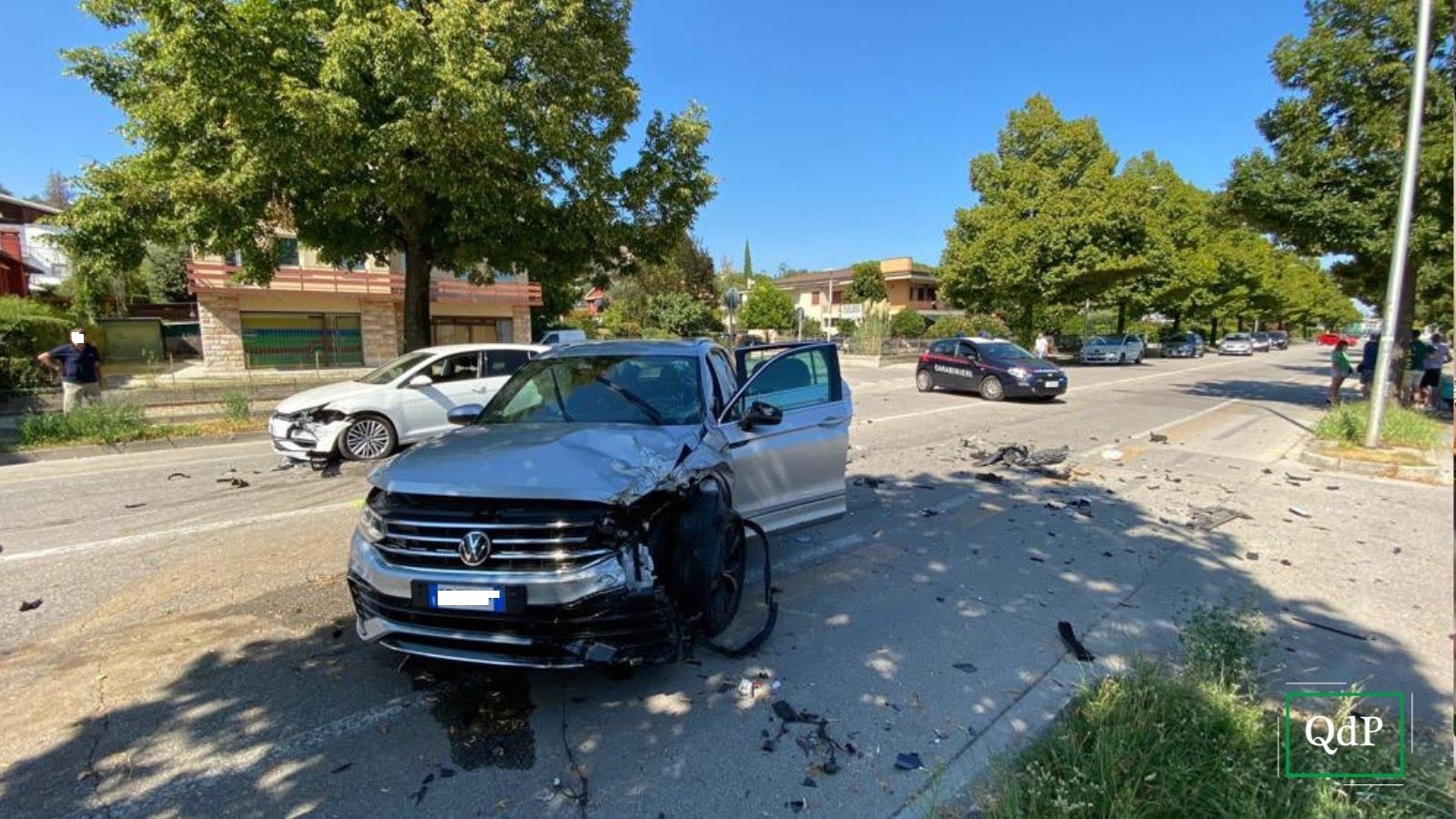 Incidente a Monticella, via 24 Maggio chiusa al traffico