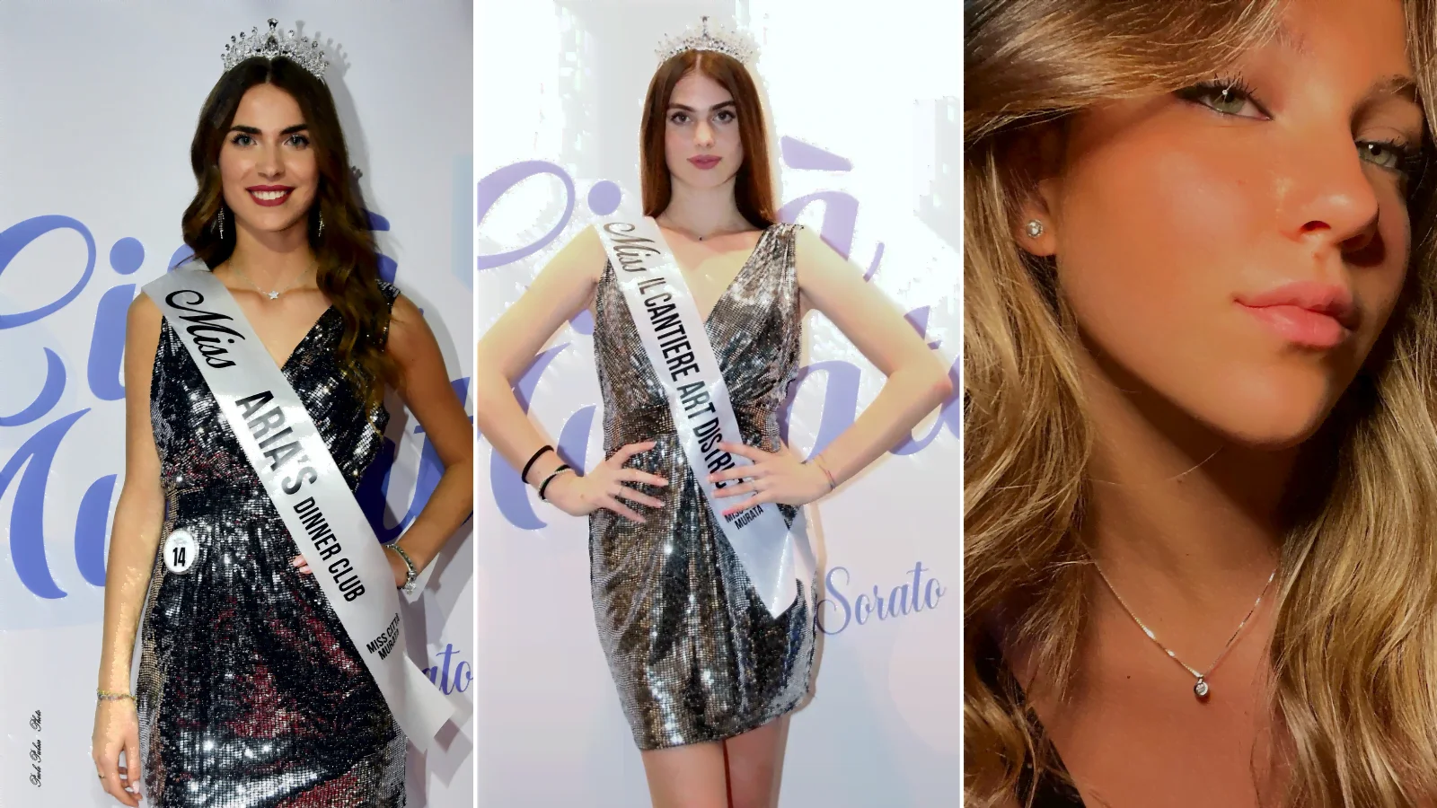 Da sinistra verso destra: Deborah Storgato, Aurora Basso e Gioia Sartor