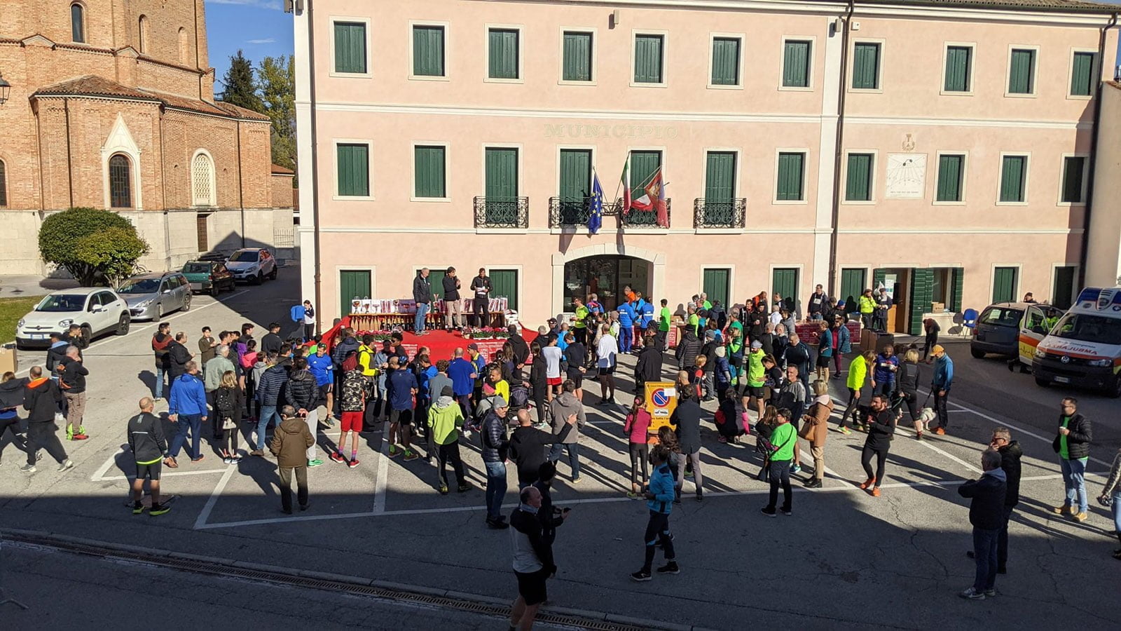 Un momento della manifestazione sportiva