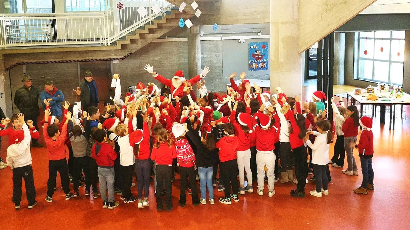 Babbo Natale alla scuola primaria di Barbisano
