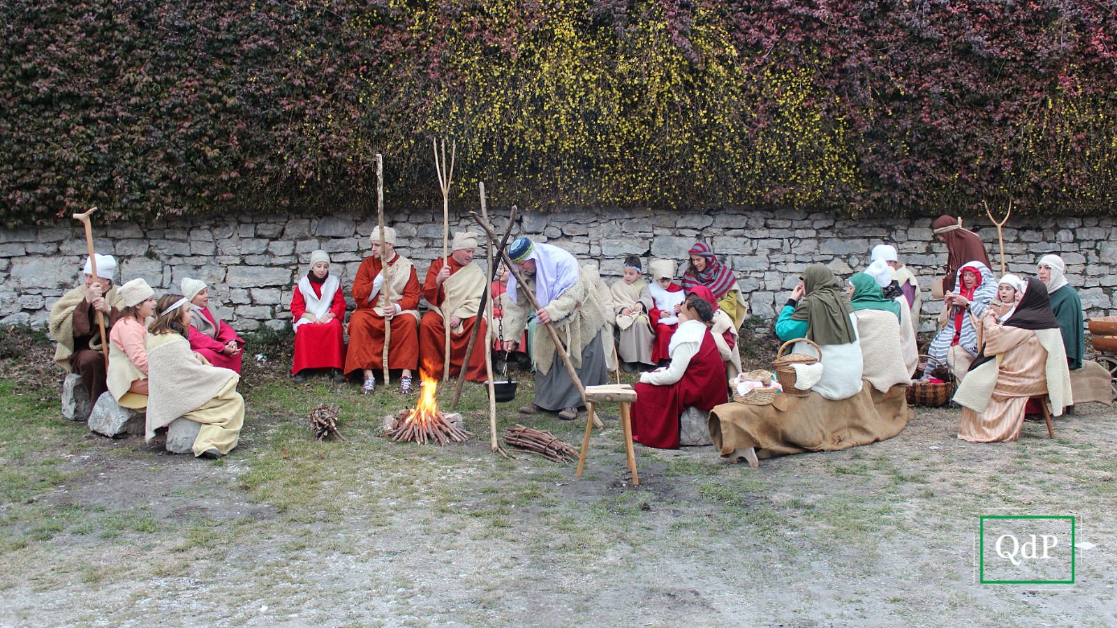 Un'immagine dell'edizione 2023 del Presepe vivente