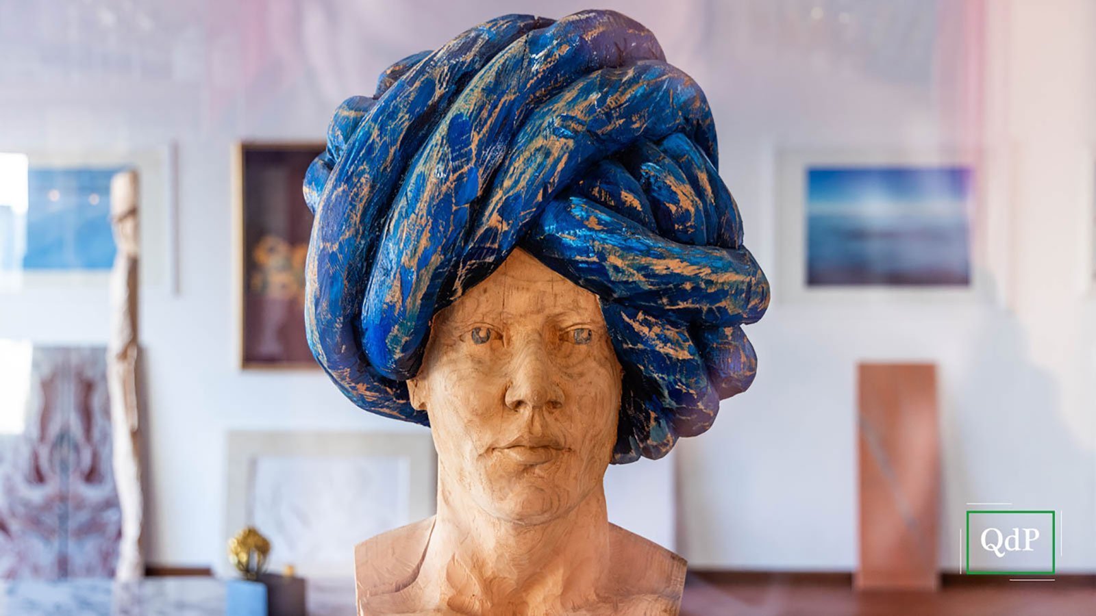 Una delle opere in mostra
