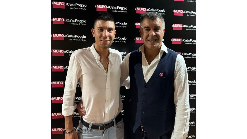 Da sinistra, Andrea Vendrame e Alberto Stocco di Ca' del Poggio