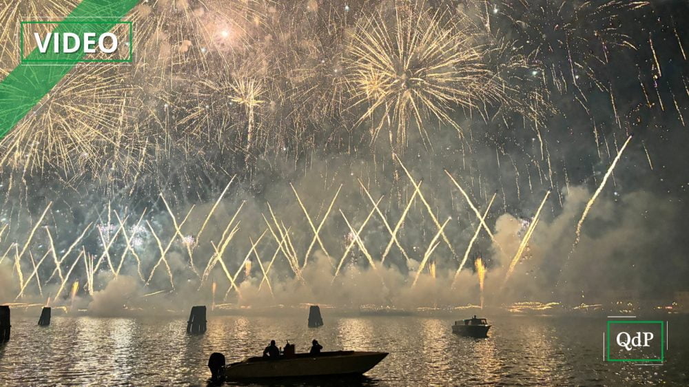 Lo spettacolo suggestivo dei "foghi" del Redentore